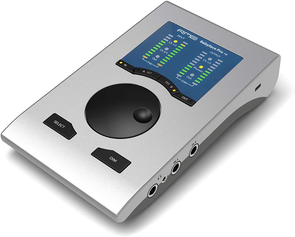 RME Babyface Pro FS 24-Channel 192kHz USB Audio Interface with Audio-Technica ATH-M40x Headphones & XLR Cable Bundle