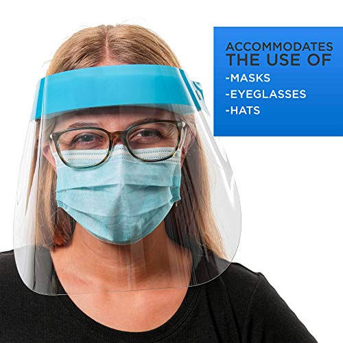 Salon World Safety 200 Face Shields 20 Packs of 10 - Ultra Clear...