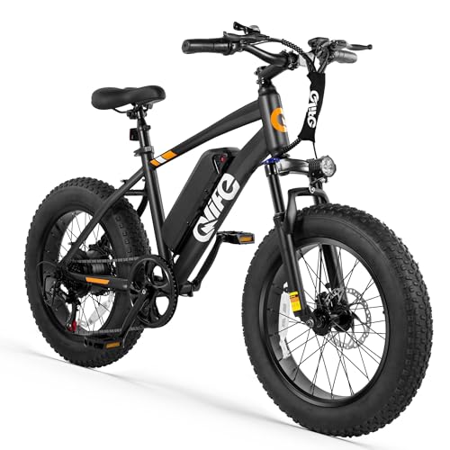 Racer Fat tire Electric Bike for Adults - 28MPH Mountain Ebike with Peak 1200W Brushless Motor, 499Wh Removable Battery