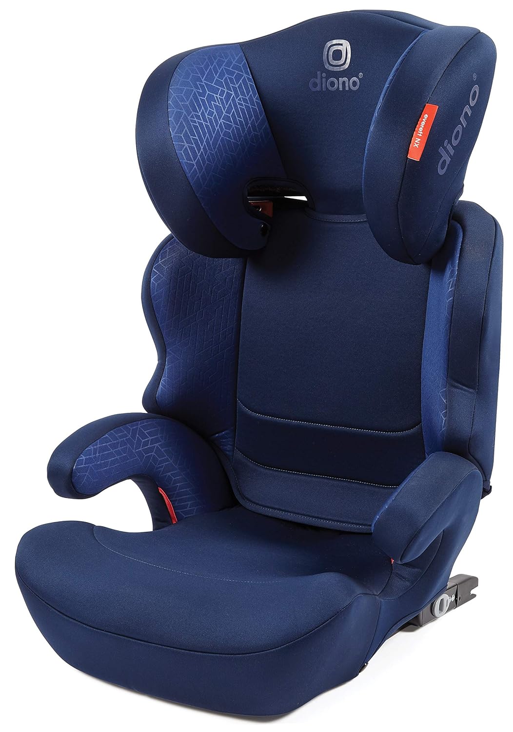 Diono Everett NXT High Back Booster Car Seat with Rigid Latch, Lightweight Slim Fit Design, 8 Years 1 Booster Seat, Blue