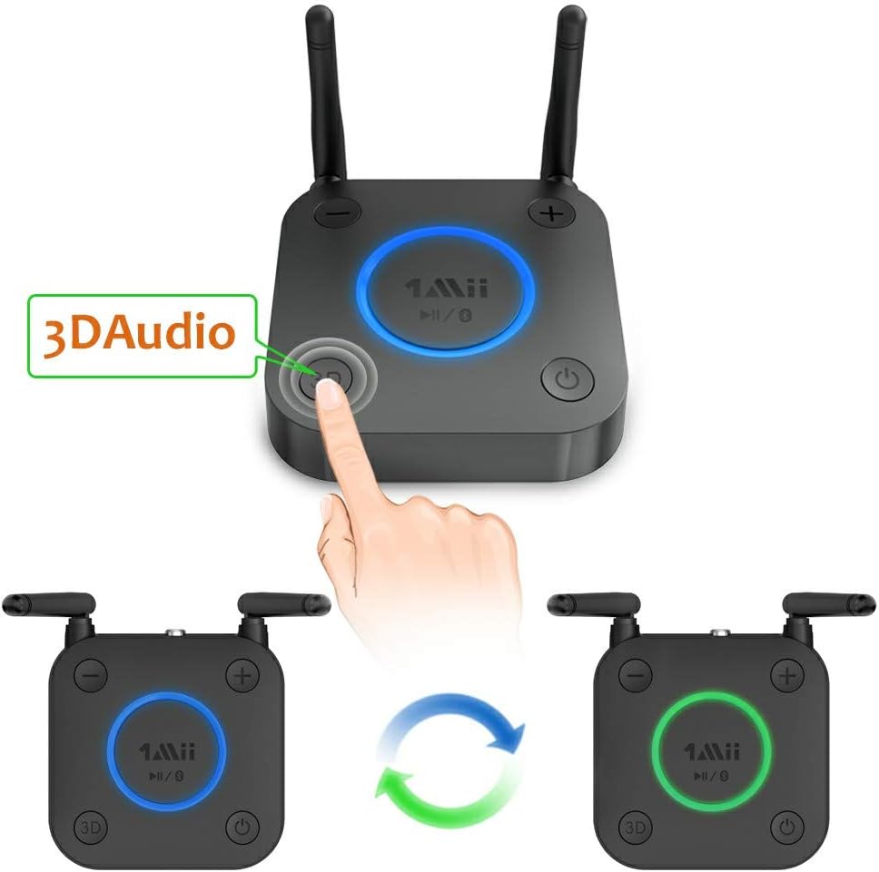 [Upgraded] 1Mii B06Pro Long Range Bluetooth Receiver, HiFi Wireless Audio Adapter