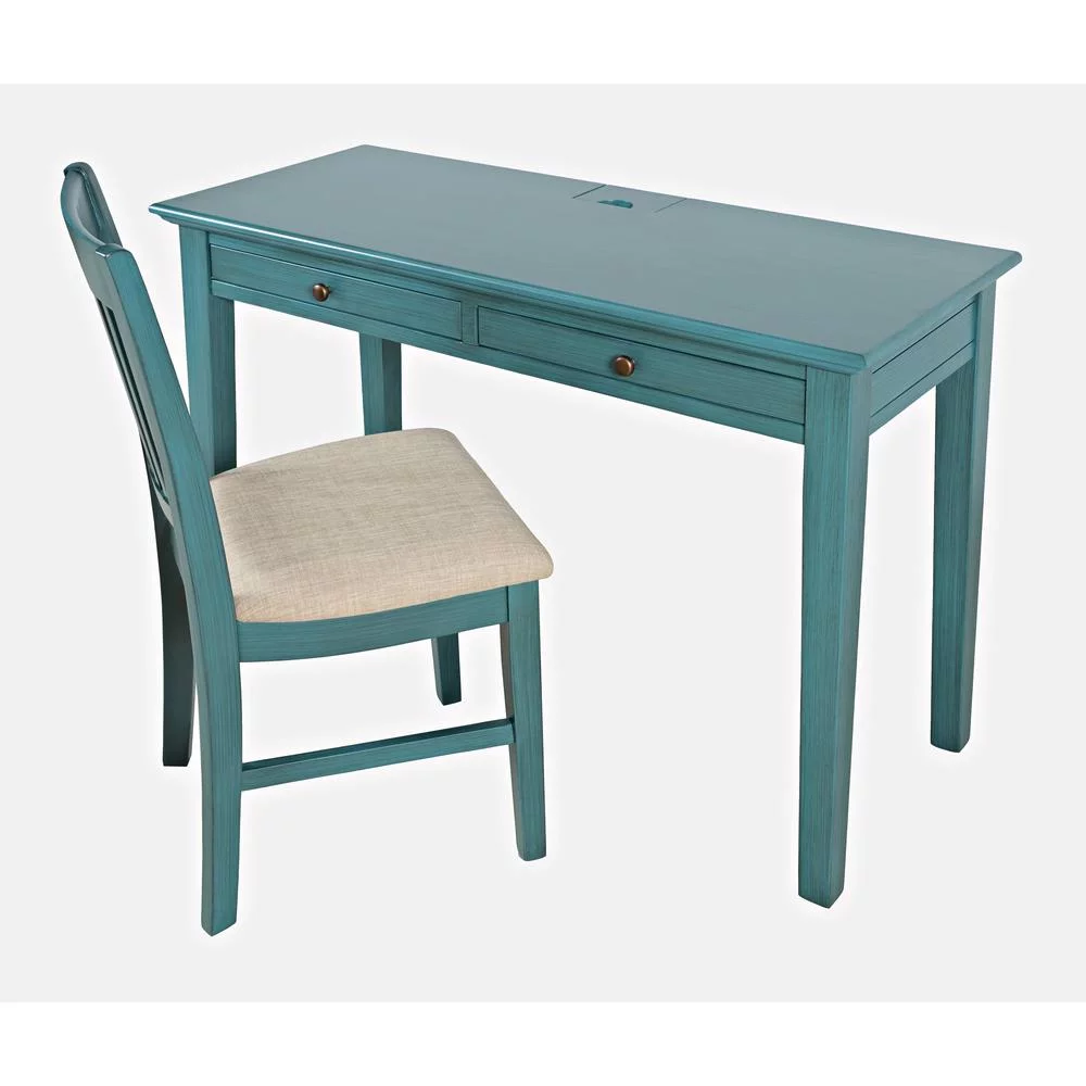 Jofran Craftsman Modern Farmhouse 48" Two Drawer USB Charging Desk