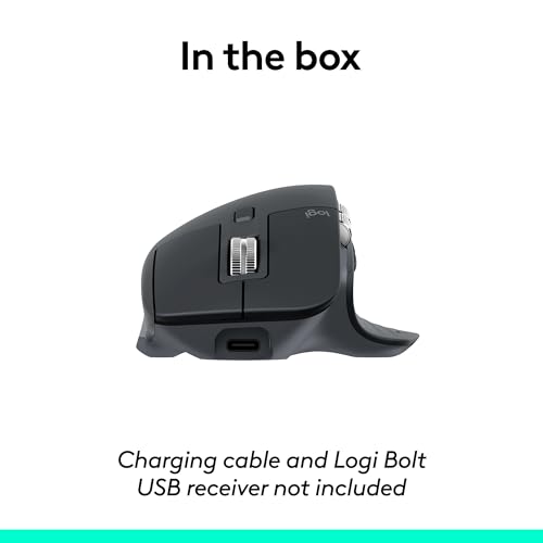 Logitech MX Keys S Combo - Performance Wireless Keyboard and Mouse with Palm Rest, Customizable Illumination, Fast Scrolling, Bluetooth, USB C