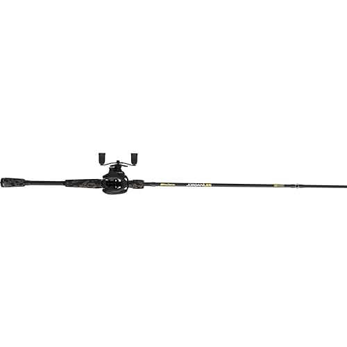 Abu Garcia Jordan Lee Low Profile Baitcast Reel and Fishing Rod Combo
