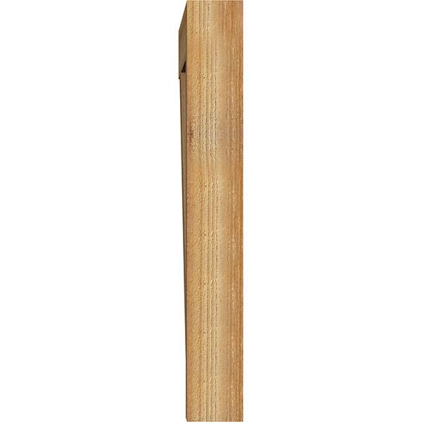 Ekena Millwork BKT04X30X30THR05RWR 4x22W x 30x22D x 30x22H Thorton Block Rough Sawn BRACKET, Western Red Cedar