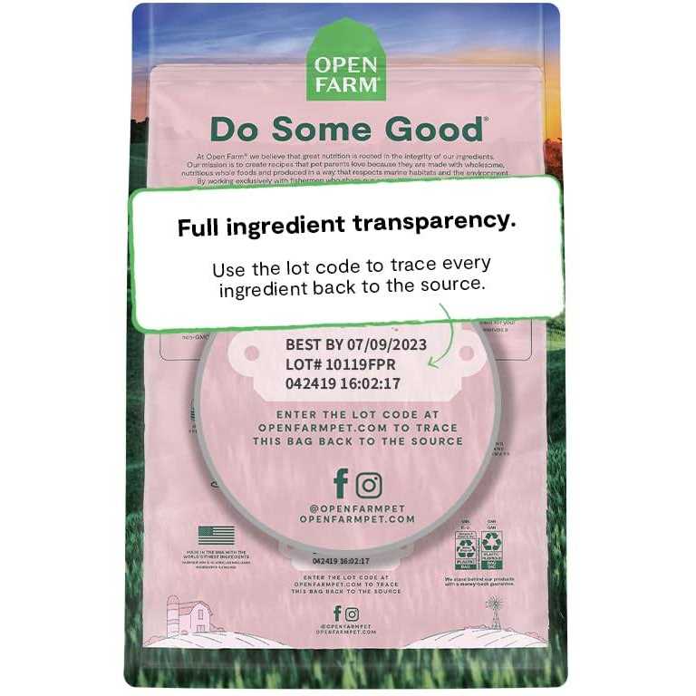 Open Farm Goodbowl Wild Caught Salmon Brown Rice Dog Food - Pet Supplies online store