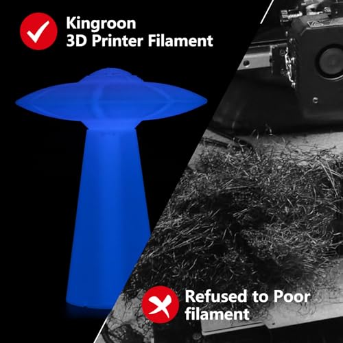 Kingroon Silk PLA Bundle 3D Printer Filament, Dimensional Accuracy +/- 0.03 mm, 10 kg Spool(22lbs)