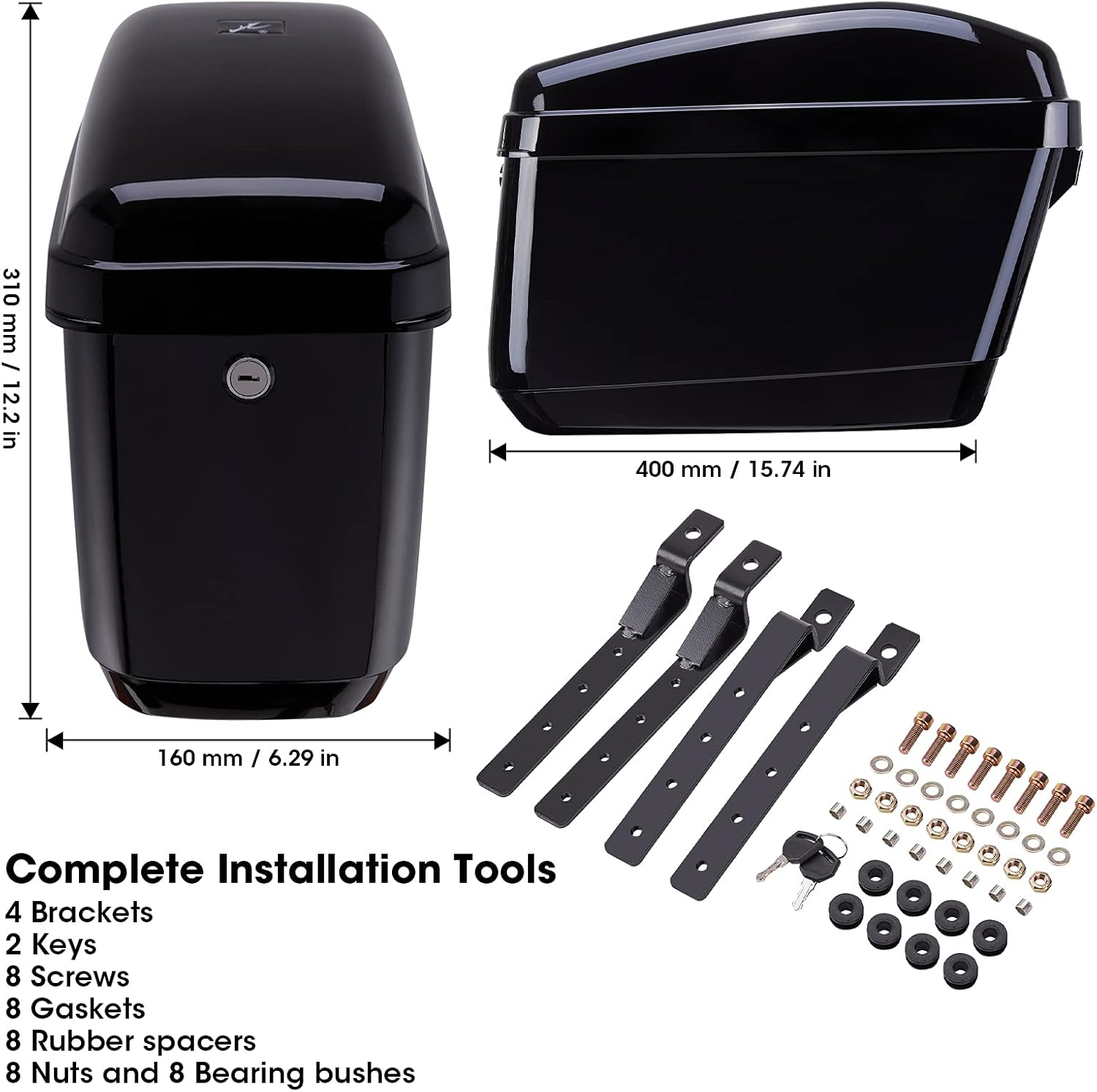 Motorcycle Hard Saddlebags