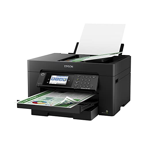 Epson Workforce Pro WF-7820 Wireless All-in-One Wide-Format Printer with Auto 2-Sided Print 13" x 19", Copy, Scan & Fax, 50-Page ADF