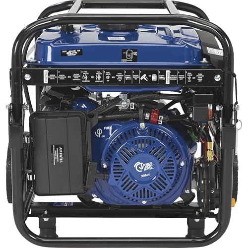 Powerhorse Portable Dual Fuel Generator with Electric Start, 9500 Watts