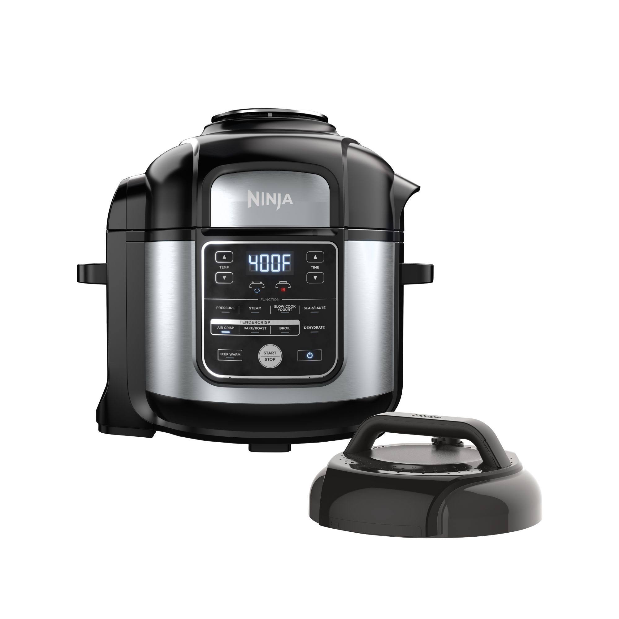 Ninja Foodi 10-in-1 8 Quart XL Pressure Cooker Air Fryer Multicooker, Stainless, os405