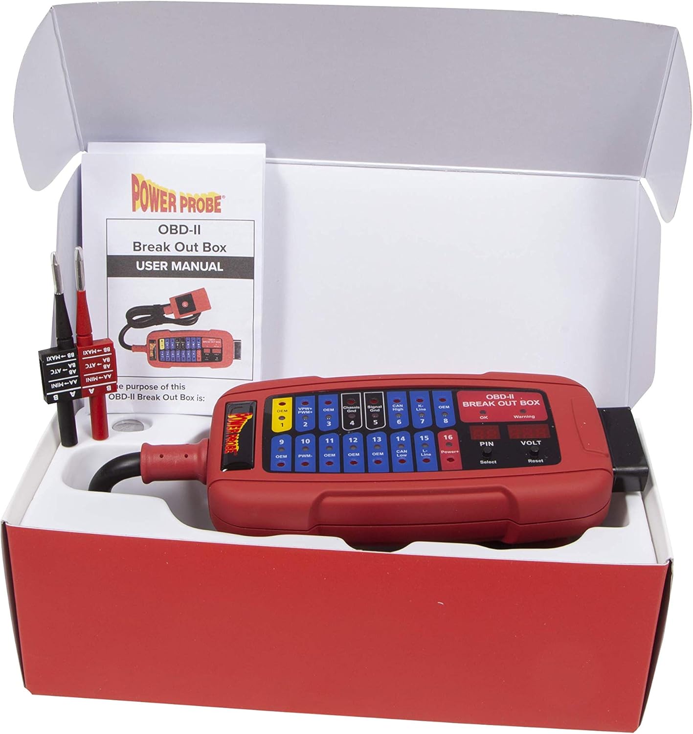 Power Probe OBD II Breakout Testing Box