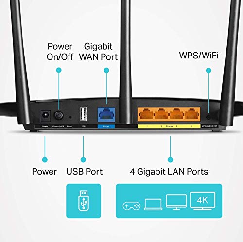 TP-Link Tri-Band BE9300 WiFi 7 Router (Archer BE550) - 6-Stream, Full 2.5G Ports w/ 6 Internal Antennas, Up to 2,000 Sq Ft