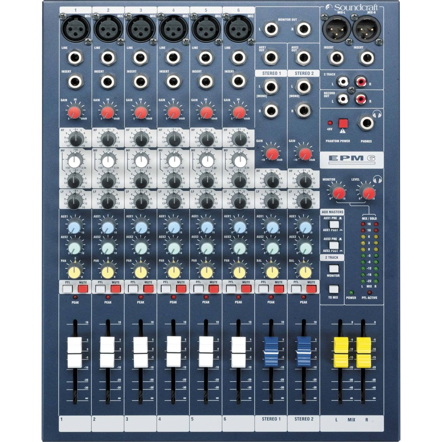 Soundcraft EPM6 - 6-Channel Mixer