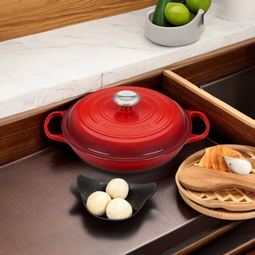 Le Creuset Enameled Cast Iron Signature Braiser, 3.5 qt., Marseille
