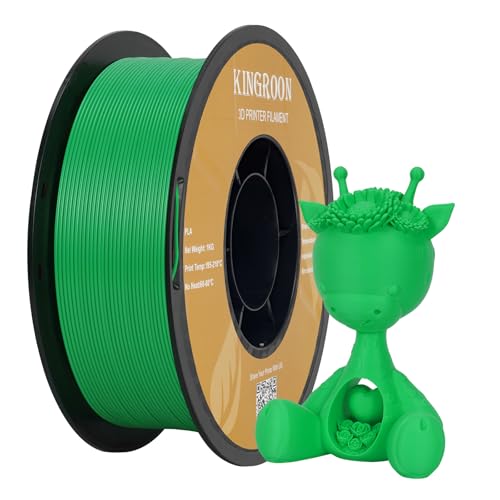 Kingroon PLA 3D Printer Filament, 12Rolls, Dimensional Accuracy +/- 0.03 mm, 12kg Spool(26.4lbs)