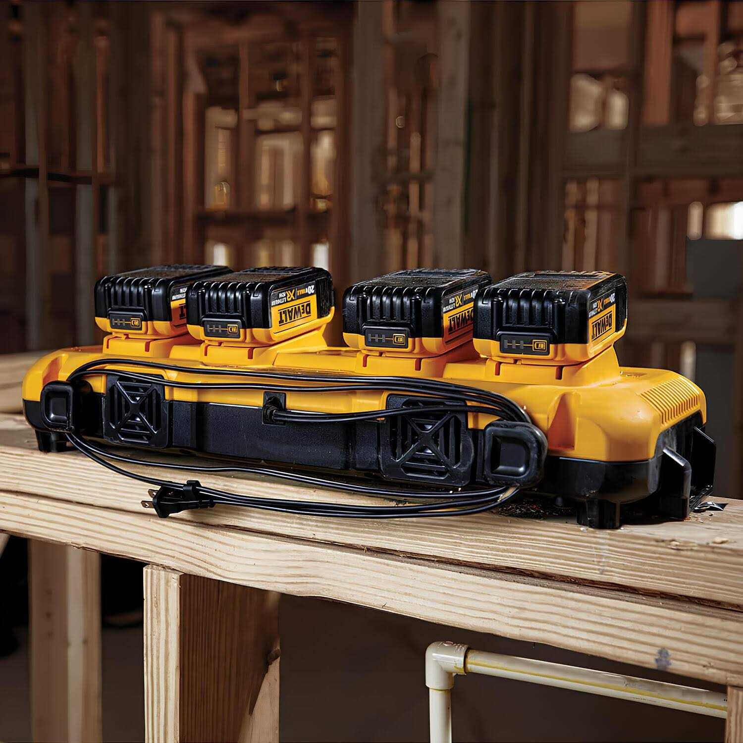 DEWALT 4 Port Fast Charger DCB104 - Shop Hardware Tools Online Store