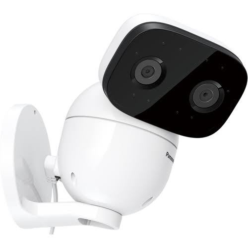 Panasonic Smart Baby Monitor KX-HN4001W Baby Monitor with 1 Indoor cameras Night Vision and Temperature sensor, 5 lullabies, two