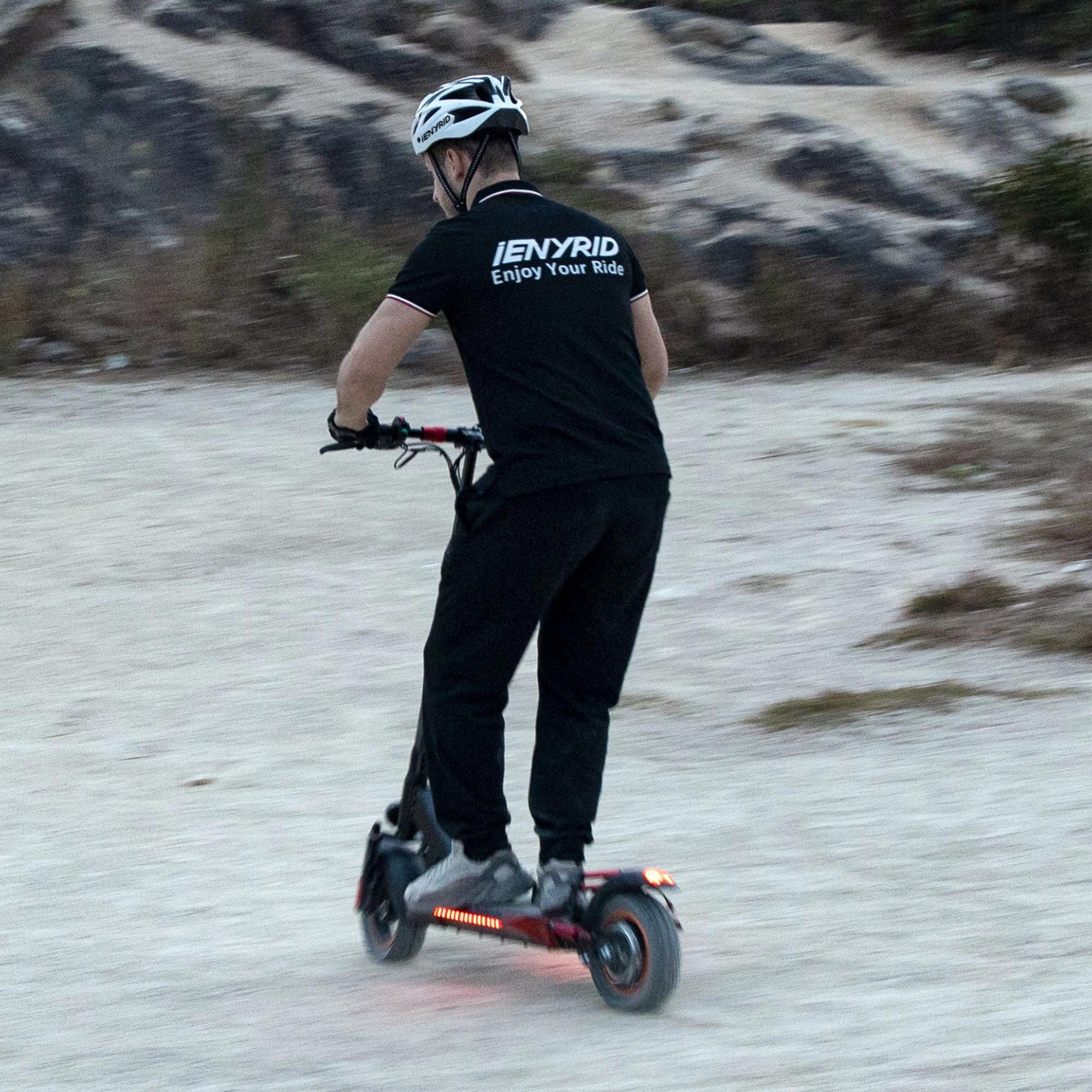 iENYRID M4 Foldable Electric Scooter Adult Electric Skateboard with Seat, 600W Commuter E-Scooter Bikes for Teens Adults w/ 10'' off road Tires