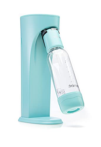 Drinkmate OmniFizz Sparkling Water and Soda Maker, Carbonates Any Drink, Bubble Up Bundle - Includes Two 60L CO2 Cylinders, One Carbonation Bottle