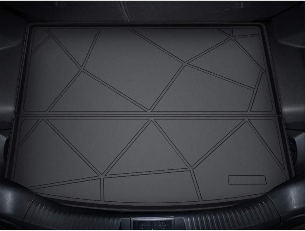 Cqlights Explorer Cargo Liner for Ford Explorer 2011-2019 Trunk Liner Tray Heavy Duty Rubber Rear Cargo Area Mat Waterproof Protector Floor Mat Black