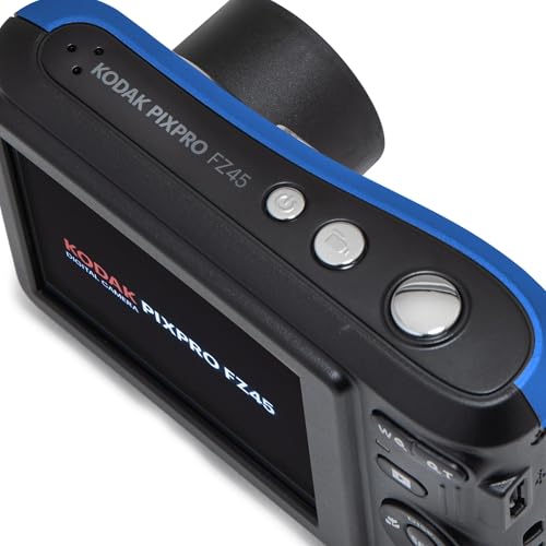 Kodak PIXPRO FZ45 Friendly Zoom 16MP Full HD Digital Camera, Red, Bundle with 32GB Memory Card and Camera Bag