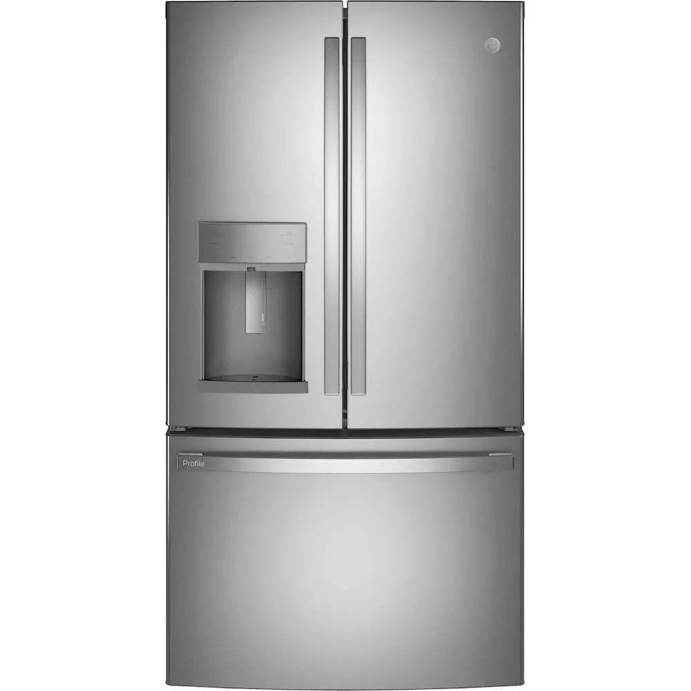 GE APPLIANCES PFD28KYNFS  FRENCH DOOR FREESTANDING REFRIGERATOR Black Stainless Steel