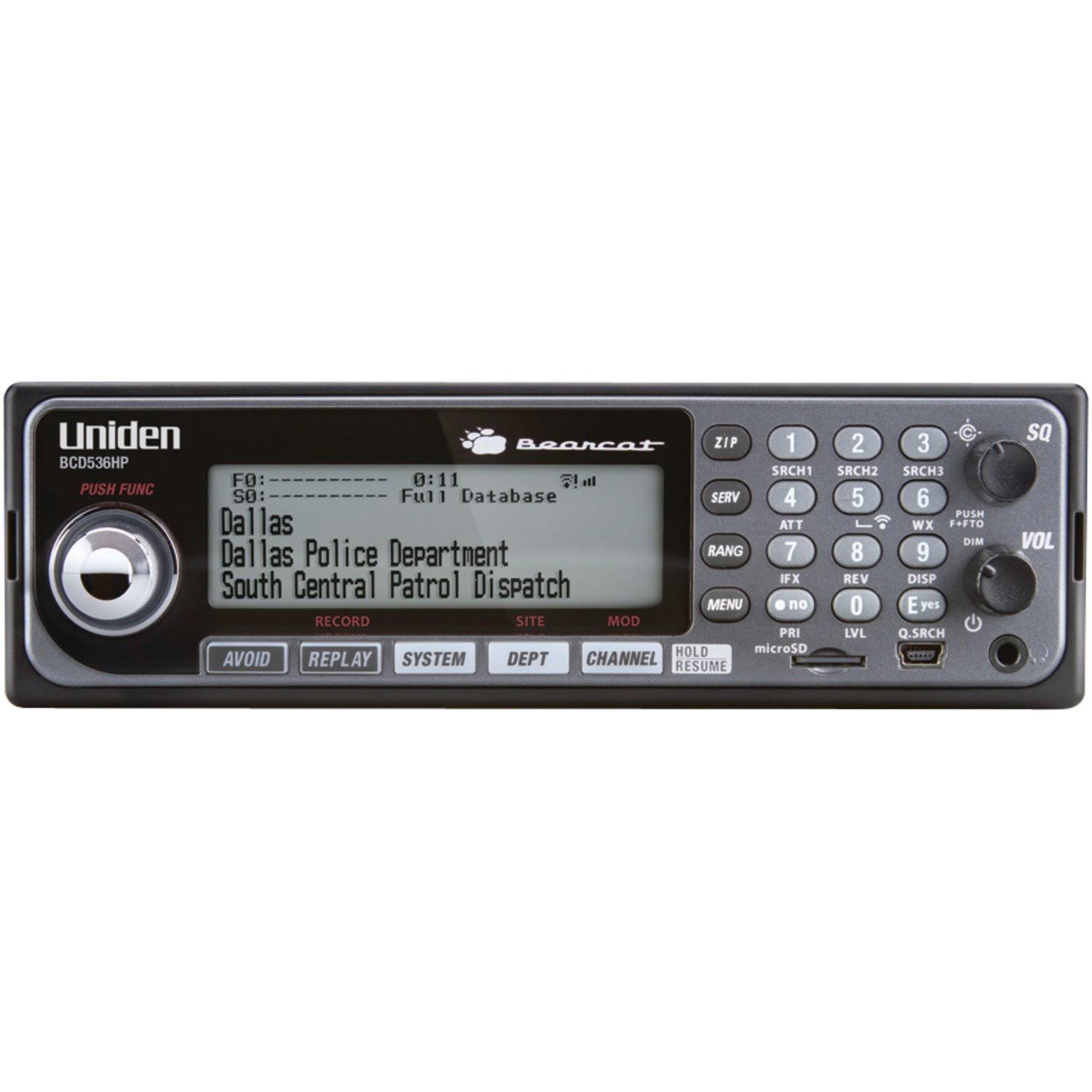 Uniden BCD536HP Digital Phase 2 Base/Mobile Scanner with HPDB and Wi-F
