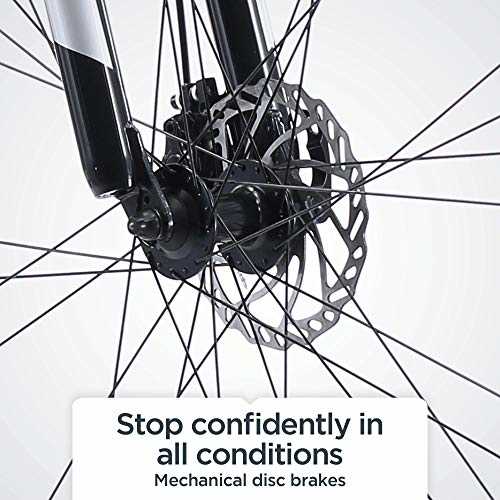 Schwinn GTX Comfort Adult Hybrid Bike, Men and Women, Dual Sport Bicycle, 700c Wheels, Step-Through or Step-Over Lightweight Aluminum Frame