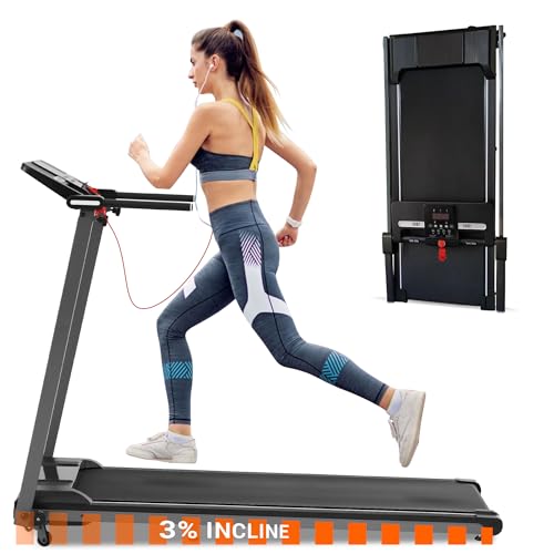 Treadmill-Walking Pad-Merax Treadmills for Home/Office, 2.5HP Electric Treadmill with 12 HIIT Modes