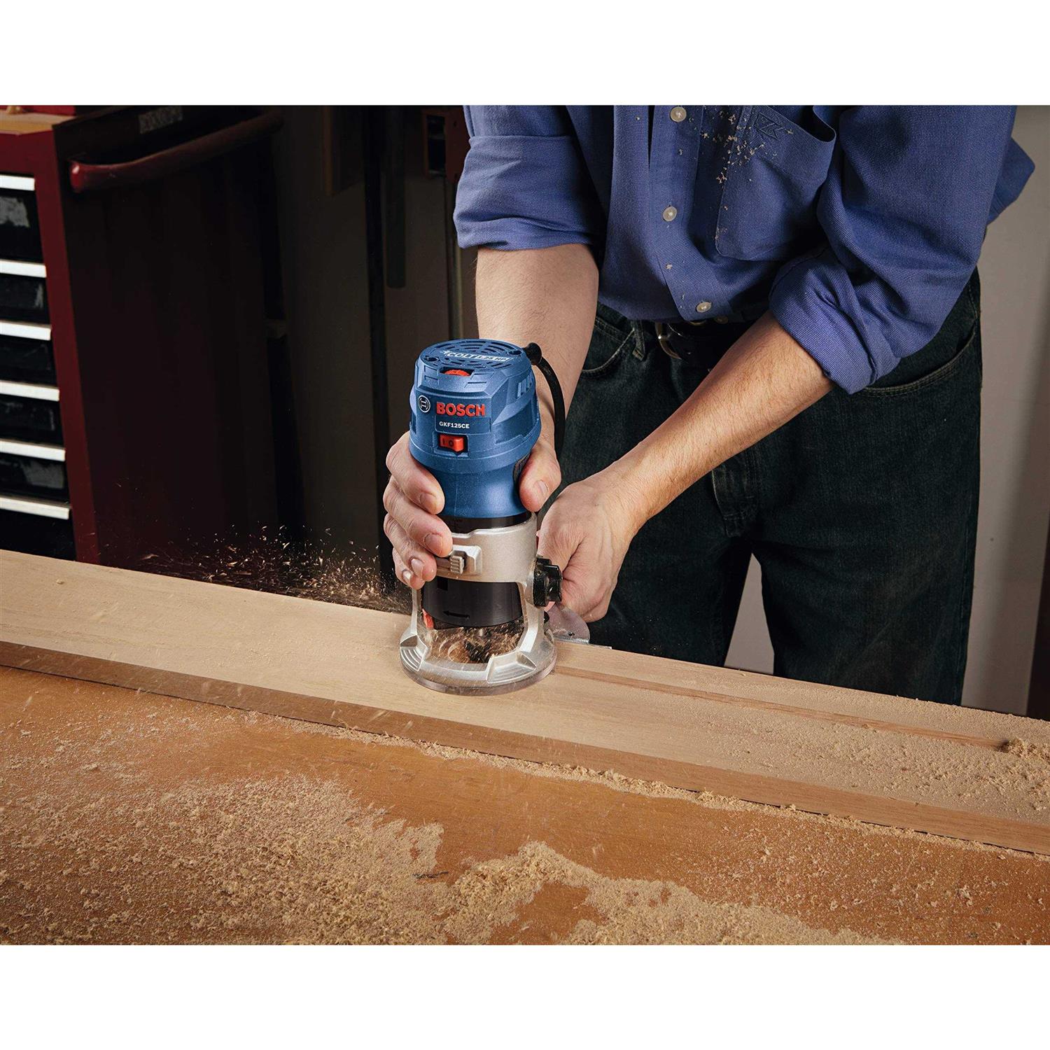Bosch Colt 1.25 HP Variable-Speed Palm Router Kit GKF125CEK - Shop Hardware Tools Online Store