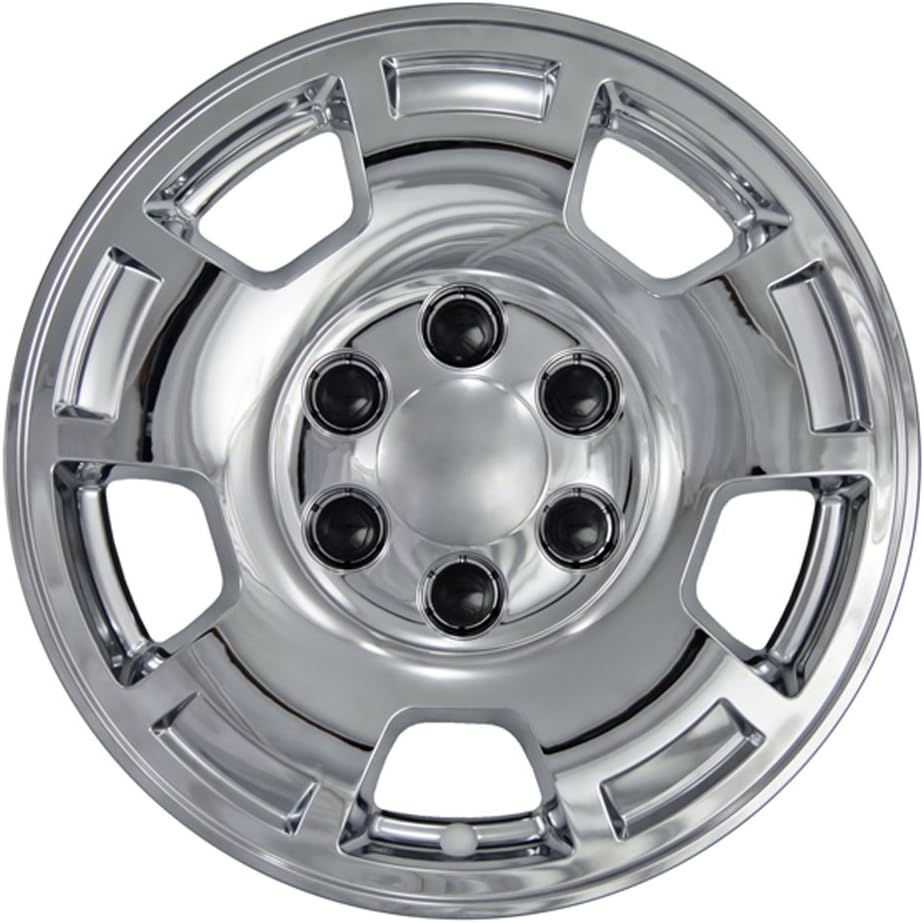 17 inch Hubcap Wheel Skins for 2007-2013 Chevrolet Avalanche-(Set of 4) Wheel Covers- Car Accessories for 17inch Chrome Wheels- Auto Tire Replacement
