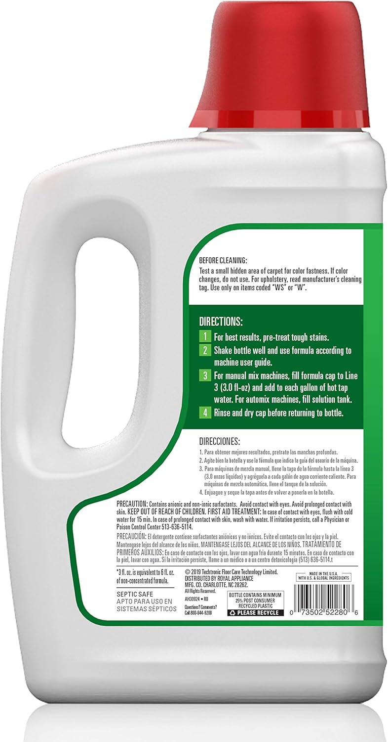 Hoover CleanSlate Plus Carpet & Upholstery Spot Cleaner, Stain Remover & Oxy Premixed Spot Cleaner Solution
