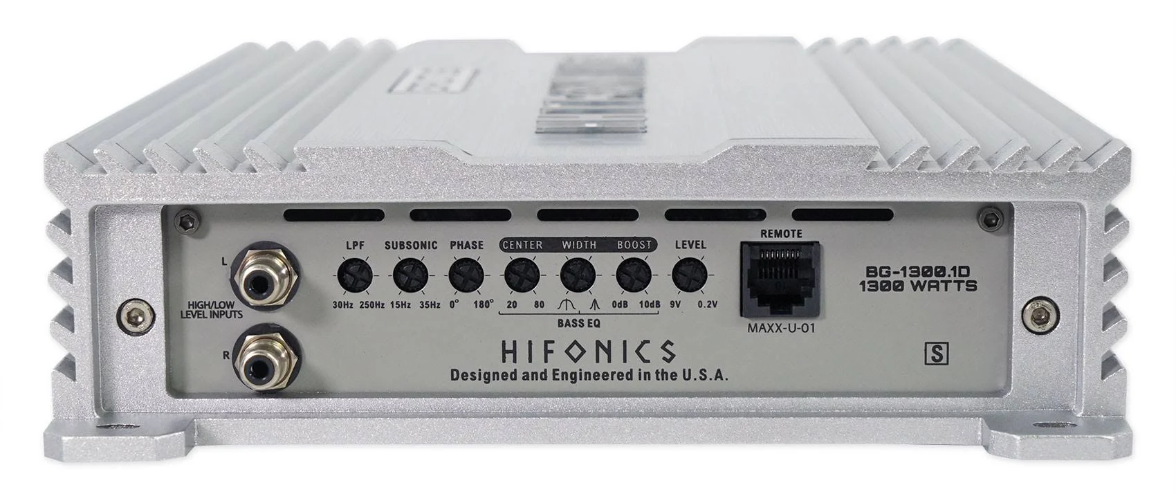 Hifonics BG-1300.1D Brutus Gamma BG Series 1,300-Watt Max Monoblock Super D-Class Amp