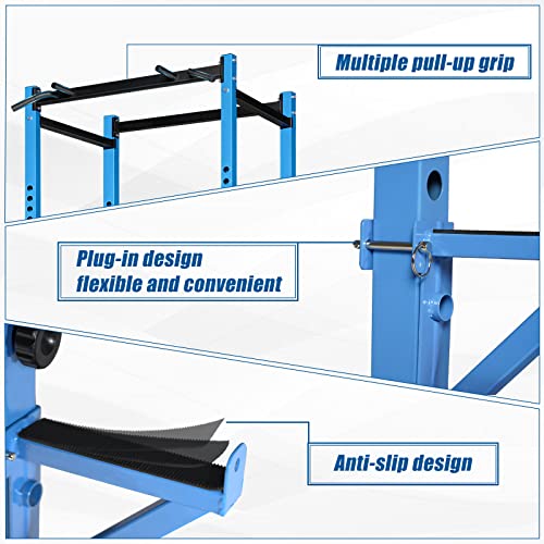 Bongkim Power Rack, Rack Cage for Weight Training, Adjustable Squat Stand Rack for Home Gym Equipment, Lifting Cage with 660lb Capacity