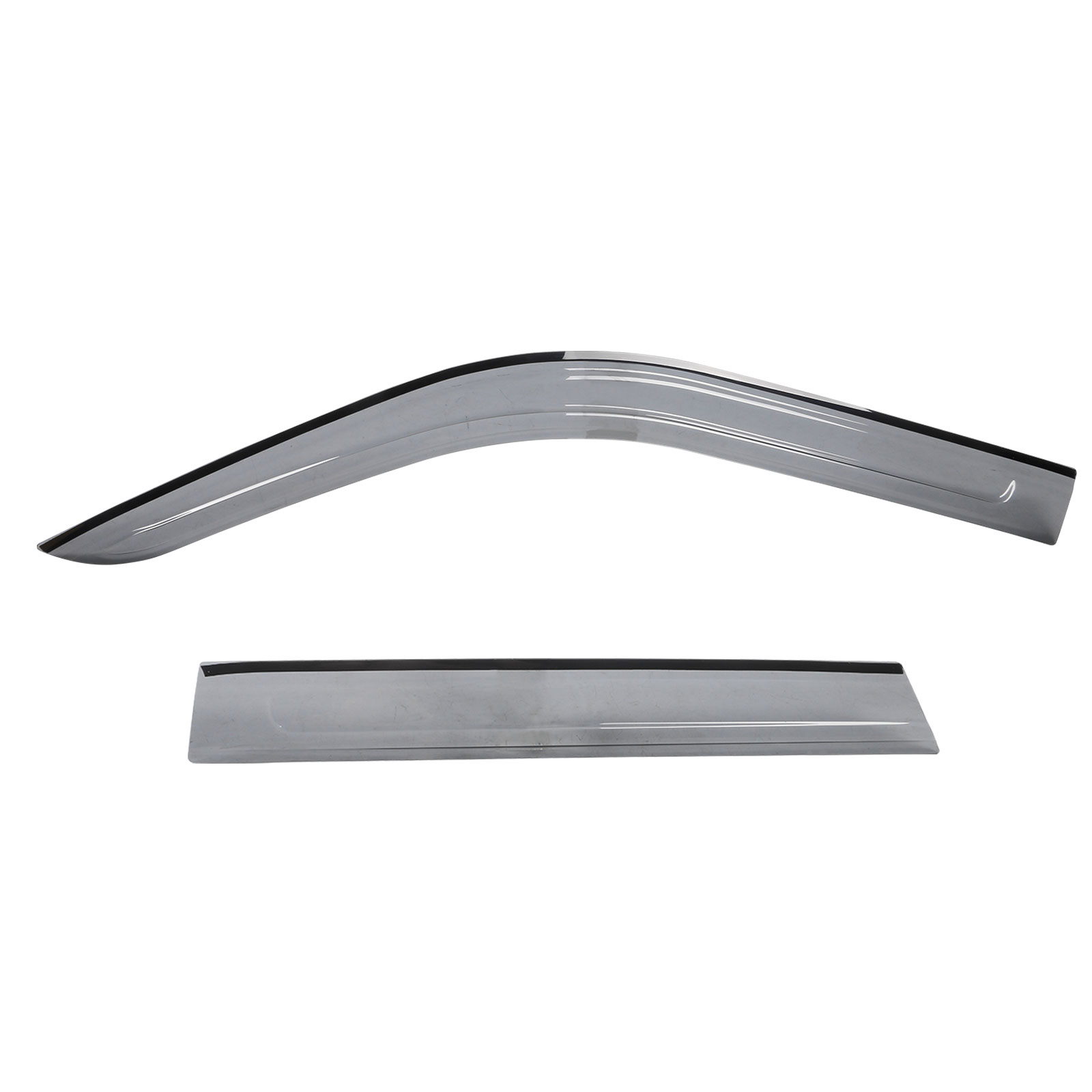 Ikon Motorsports Window Visors Compatible With 2021-2024 Ford Bronco Sport, Factory Style Sun Rain Guard Acrylic Black Vent Shade Deflector 4PCS