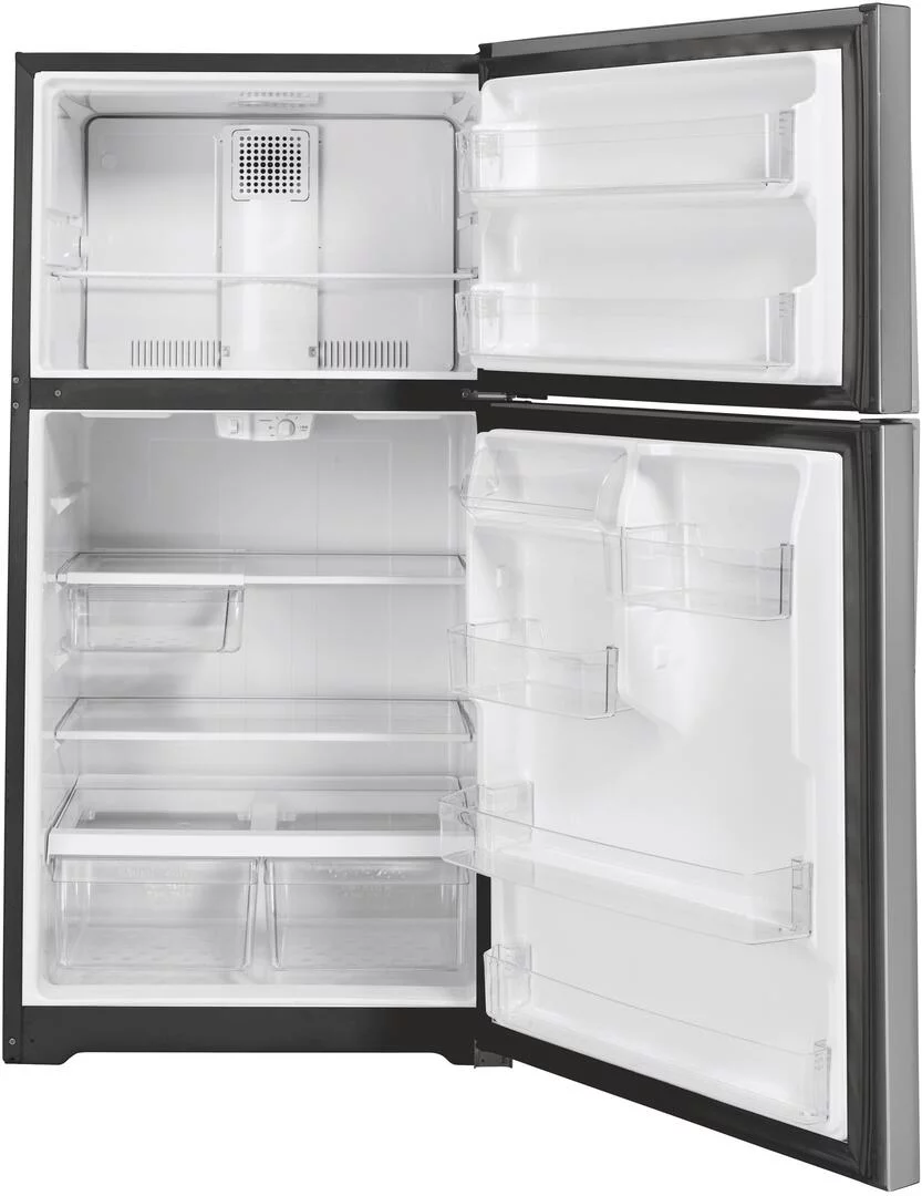 GE APPLIANCES GTE22JSNRSS  TOP FREEZER FREESTANDING REFRIGERATOR Slate