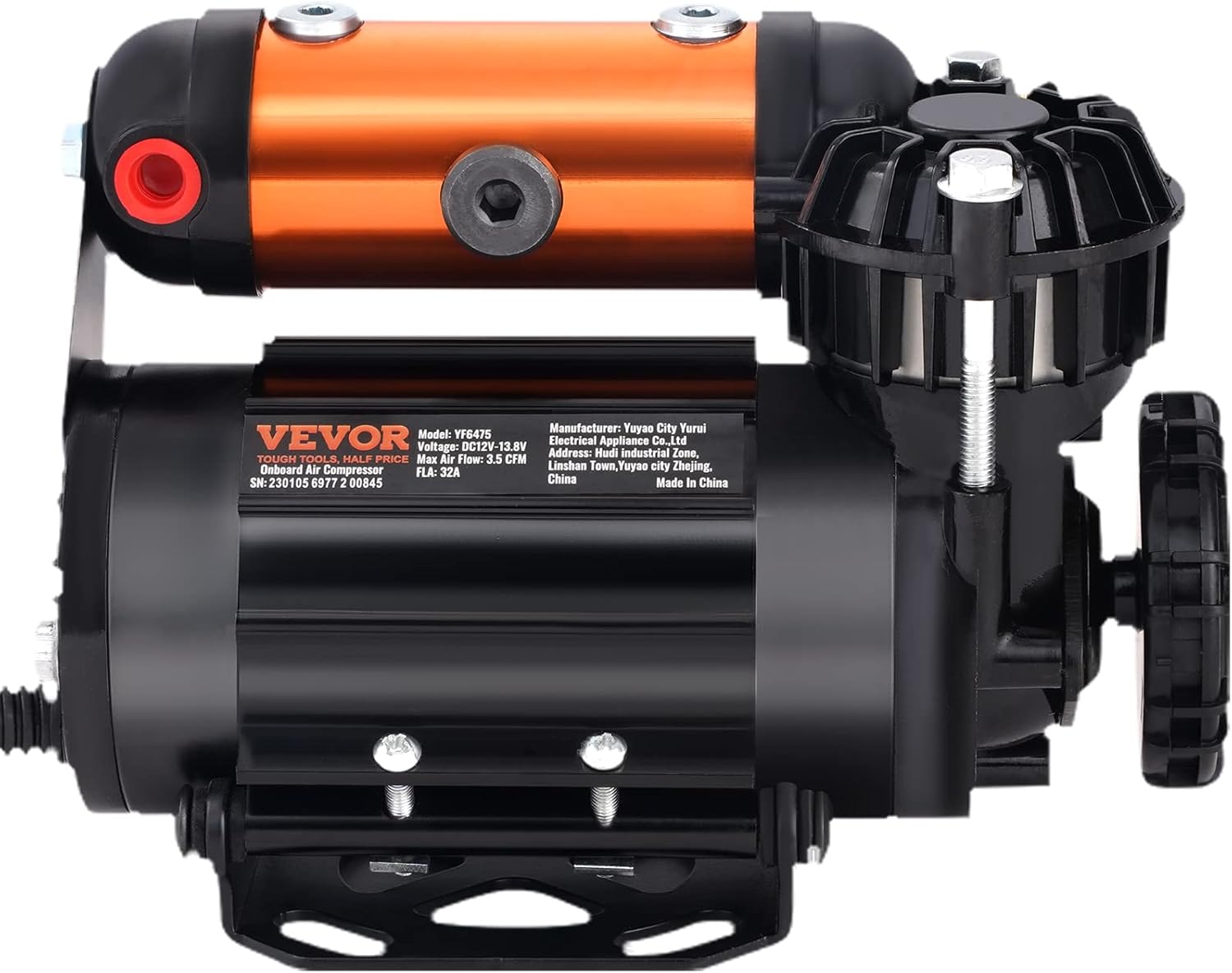VEVOR Onboard Air Compressor Kit 150PSI Offroad Air Compressor Portable Tire Inflator Heavy Duty 3.5CFM Air Pump for Jeep SUV 4x4 Vehicle