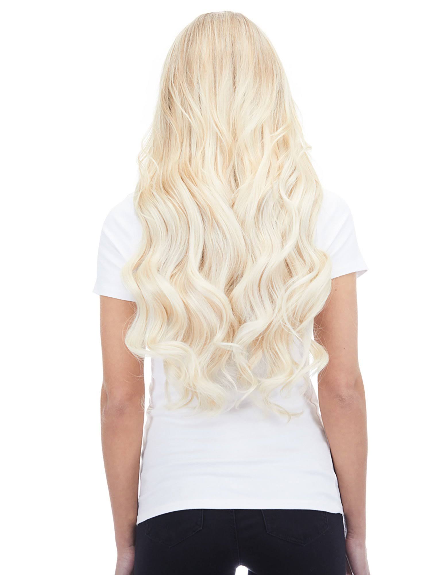 BELLAMI Magnifica 240g 24x22 Platinum Blonde Hair Extensions (80)