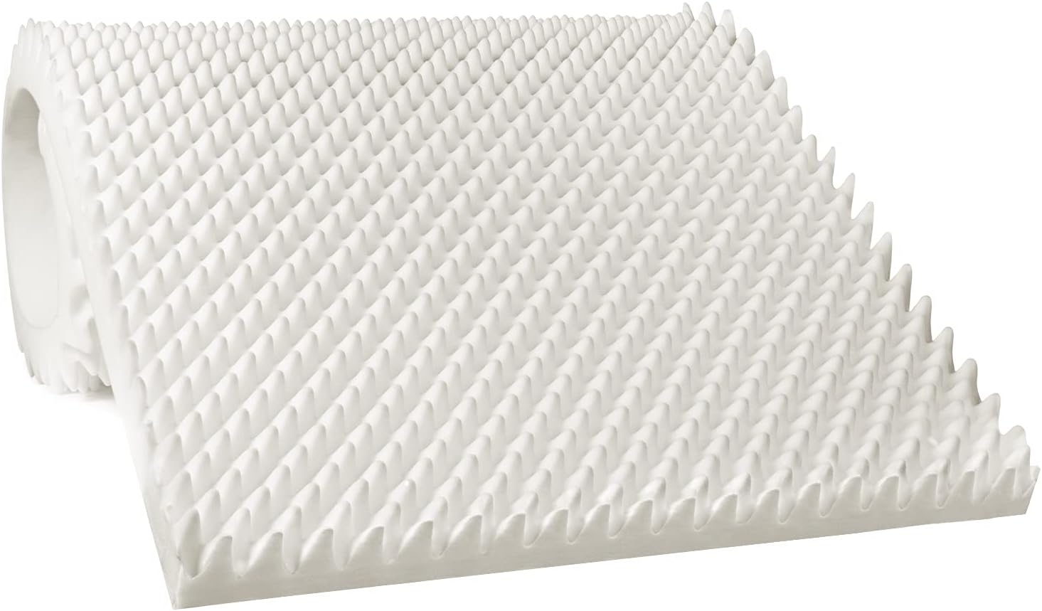 Egg Crate Mattress Topper, Ventilated, Convoluted Foam for Pressure Sores and Pain Relief