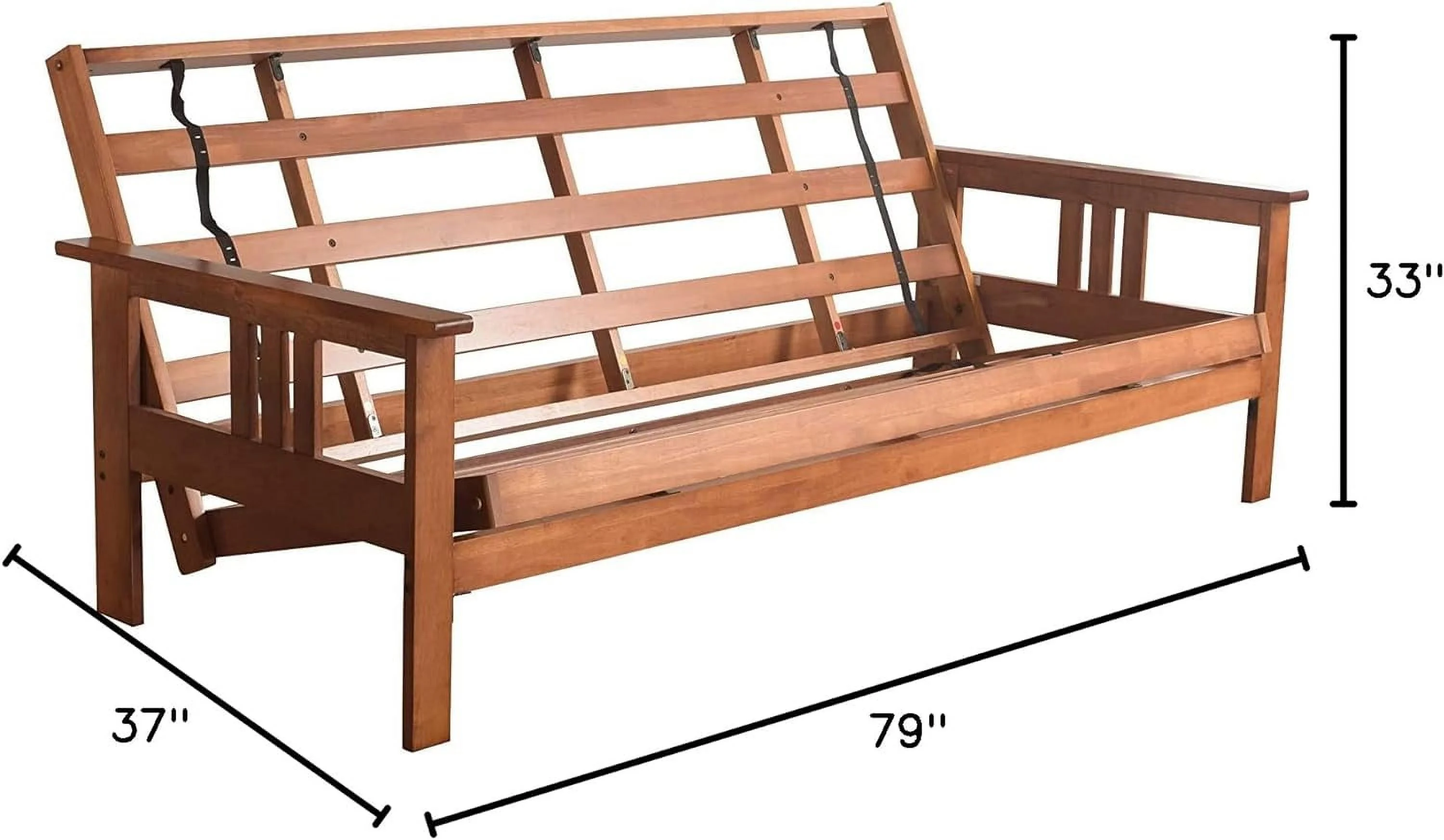 Monterey Futon Frame in Barbados Finish