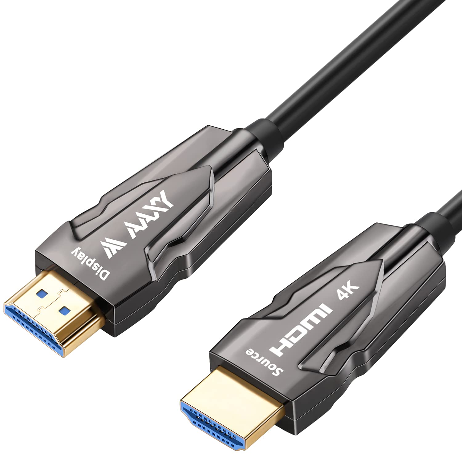4K Fiber HDMI Cable 75ft, High Speed 18Gbps Fiber Optic HDMI 2.0 Cable Supports 4K@60Hz, 4:4:4, HDR, Dolby Vision, HDCP 2.2, ARC, 3D