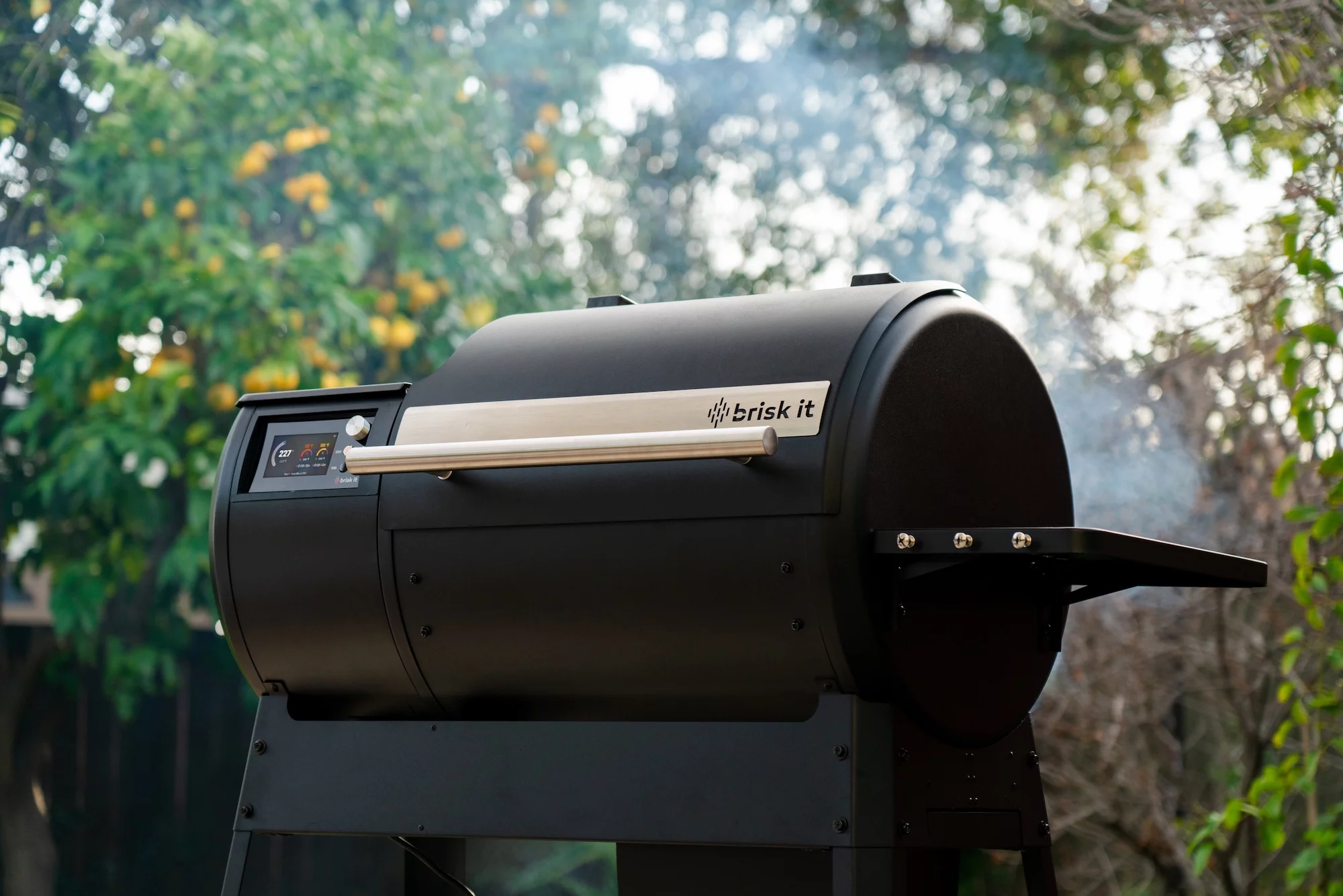 Brisk It BGO580 Origin-580 Wood Pellet Smoker Grill, Matte Black