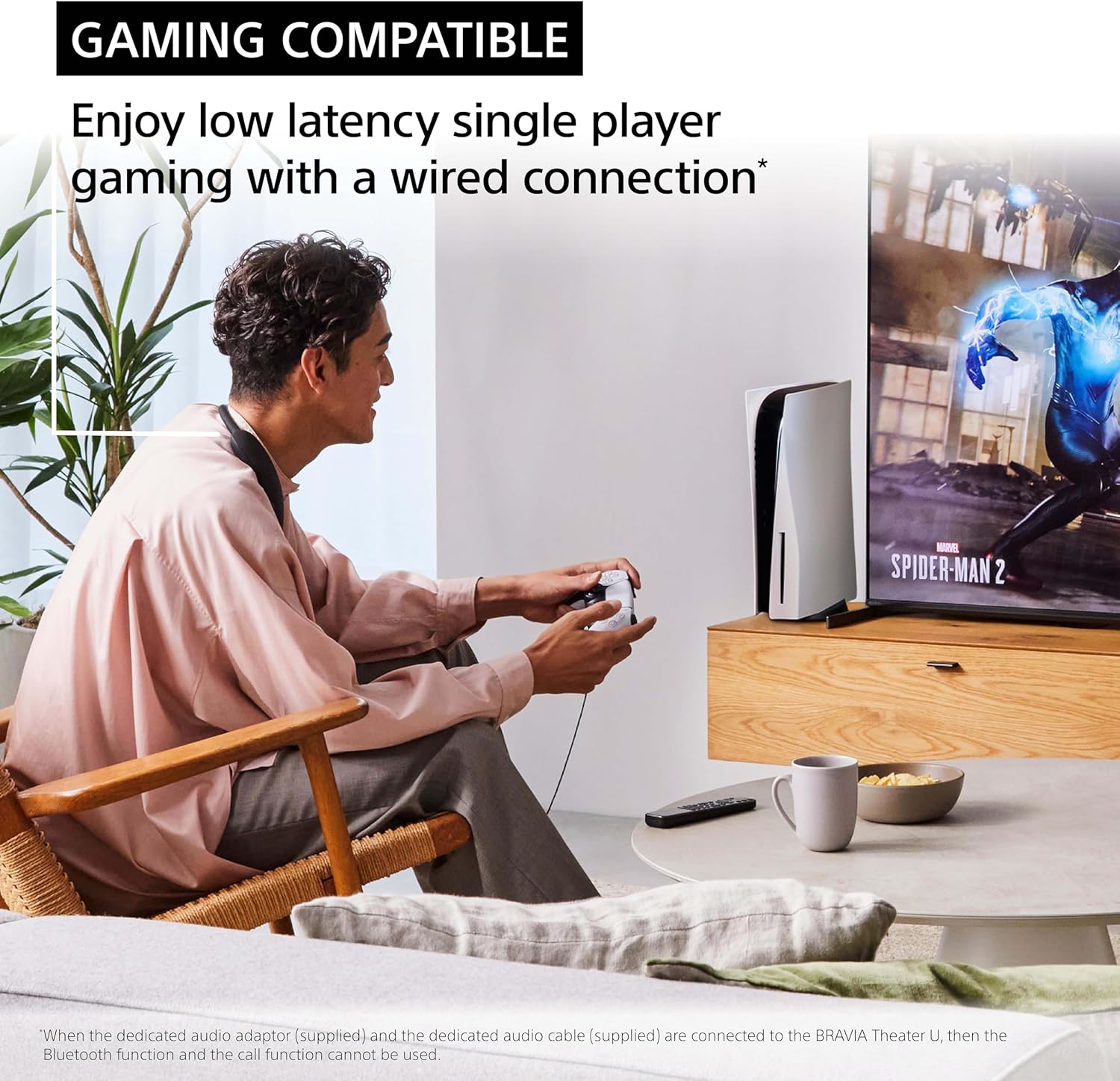 Sony BRAVIA Theater U Wireless Wearable TV Speaker with Bluetooth, Personalized Home Theater Audio, Gaming Compatibility, Built-in mic