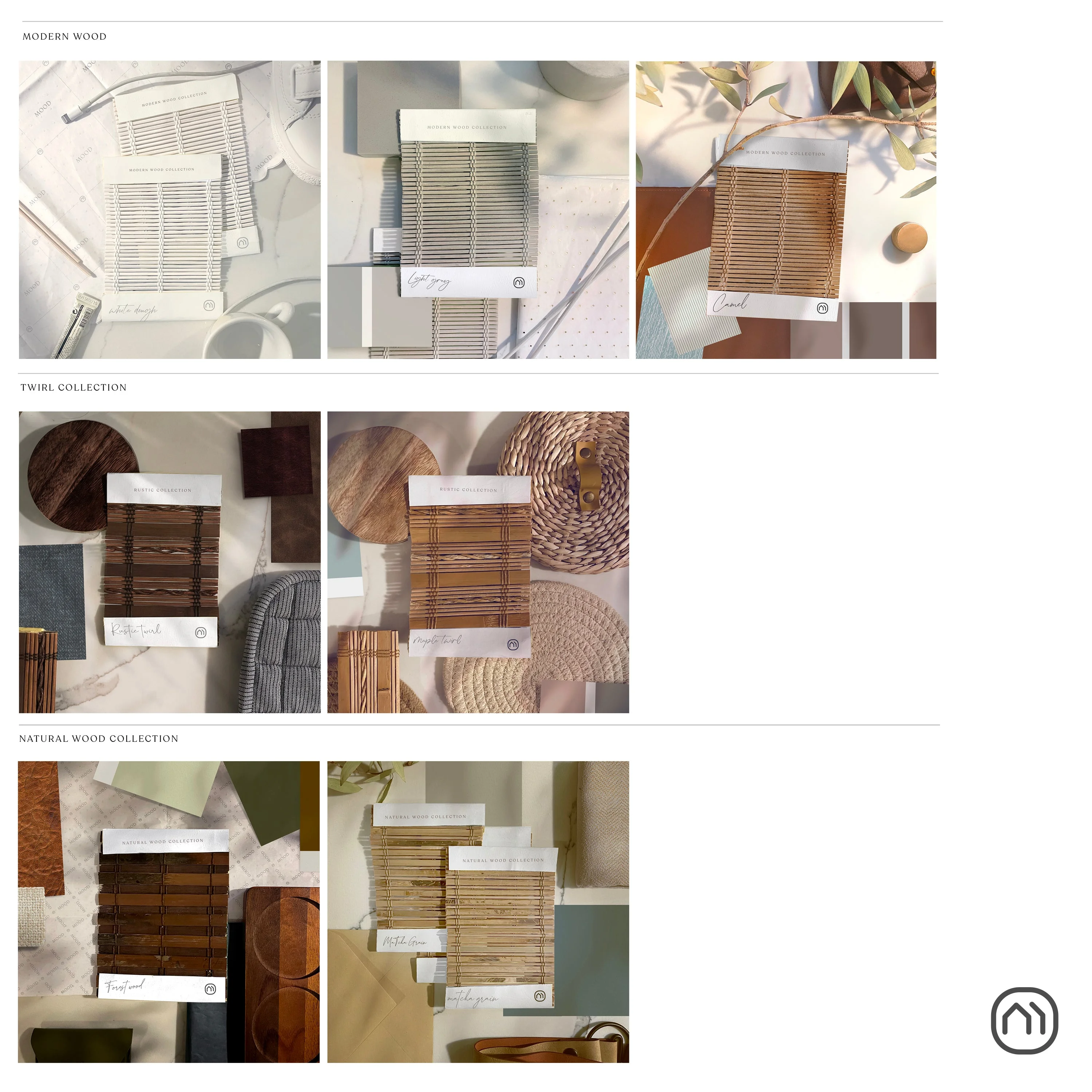 MOOD Custom Bamboo Shades | RUSTIC | Cordless Designer Natural Woven Wood Roman Shades for Windows | Rustic Walnut (Great Privacy) | 37"W X 60"H