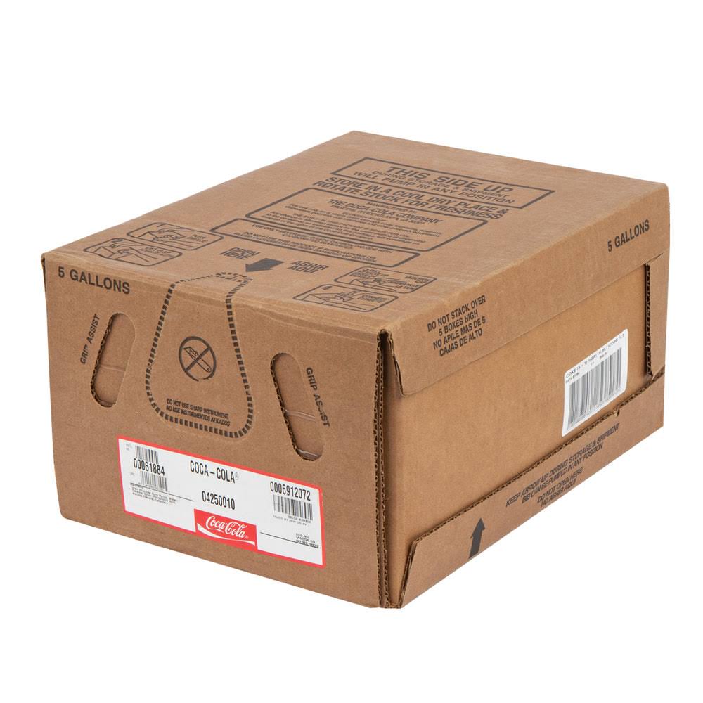 Coke Classic Soda Syrup Concentrate 5 Gallon Bag in Box