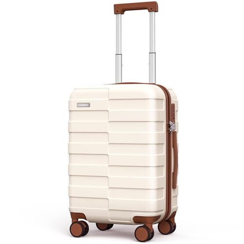 Luggage Sets 3 Piece (3-YEARS VIP SERVICE) Hardside Expandable Ultra Durable 100% PC Lightweight Carry On Travel Suitcase Set with TSA Lock Spinner
