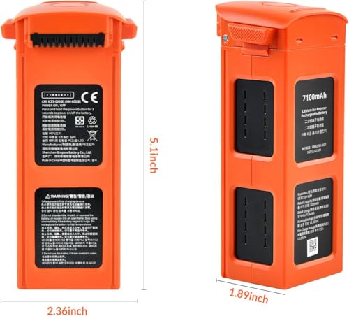 Autel Robotics EVO 2 Battery 7100 mAh 11.55V Smart Battery for EVO II/EVO II Pro/EVO 2 Enterprise/RTK/EVO 2 Dual 640T Drones(V2 & V3), 2025 N-e-w