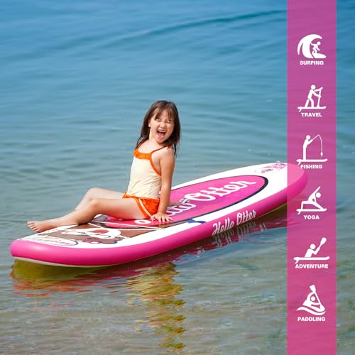 Tuxedo Sailor Inflatable Stand Up Paddle Board with Complete Accessories for Surfing and Traveling