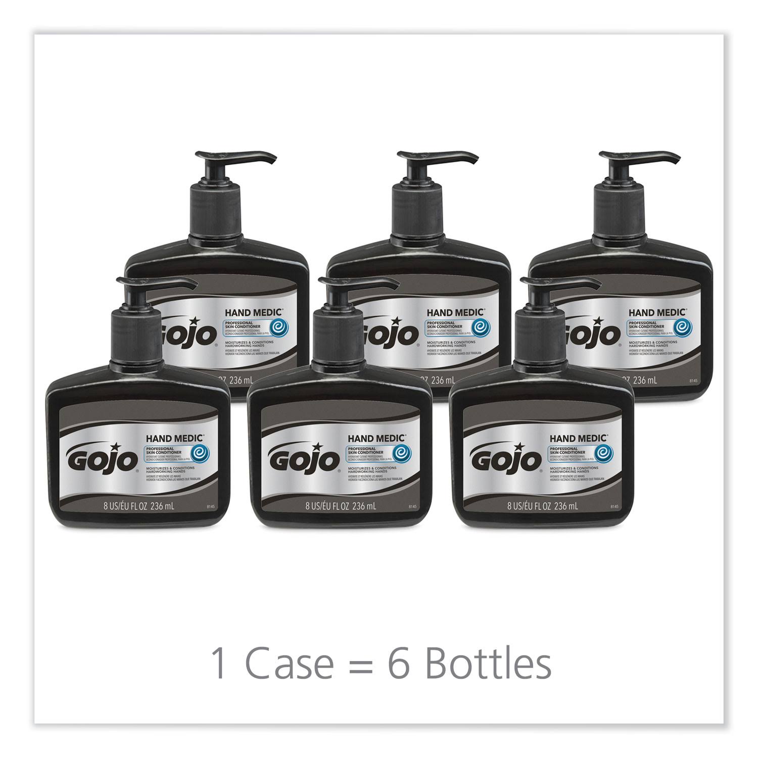 Hand Medic Professional Skin Conditioner, 8 oz Pump Bottle, Gojo